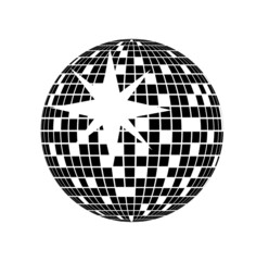 Disco ball Vector icon Disco ball Vector icon Disco ball Vector icon