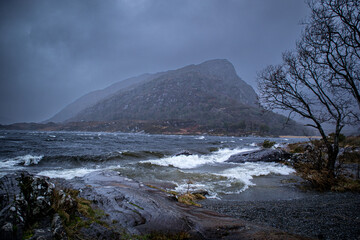 landscape with fog, Kerry Ireland