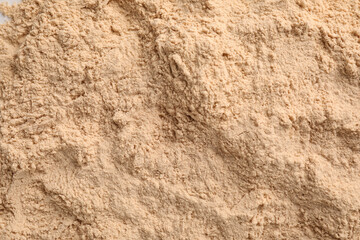 Whey protein powder as background