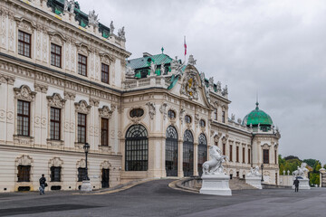 Obraz premium Belvedere Palace in Vienna, Austria 