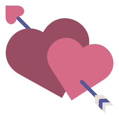 heart flat icon