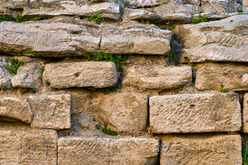 The ancient Roman constructions of stone blocks still survive today.