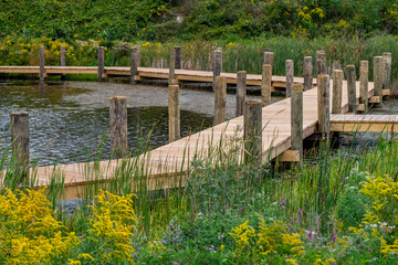 Fototapeta premium dock lake