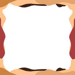 Twibbon Frame Border Collection art deco style. Suitable for social media posts, mobile apps, banners design and website or internet ads