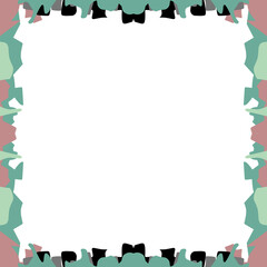 Twibbon Frame Border Collection art deco style. Suitable for social media posts, mobile apps, banners design and website or internet ads