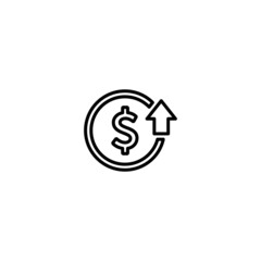 Cost Reduction icon, Cost Reduction sign vector