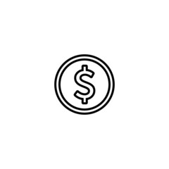 money dollar icon, money dollar sign vector