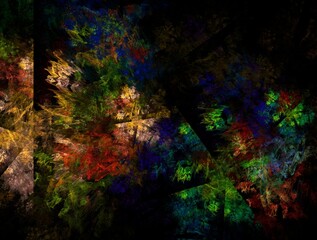 Imaginatory fractal abstract background Image