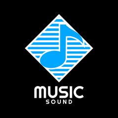music logo. tone icon. tone sound