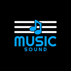 music logo. tone icon. tone sound