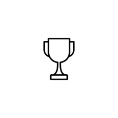 Trophy icon, Trophy sign vector 