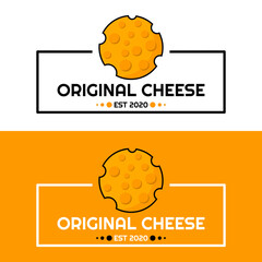 Original logo cheese, fresh natural cheese