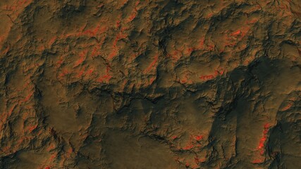 texture of a distant planet, texture of an exo-planet, realistic texture of the surface of an alien planet, top view of the planet surface, abstract texture 3d render