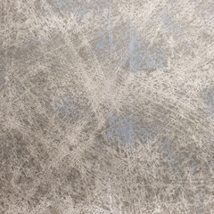Naklejka premium Stylish metal plate texture with scratches. Scratch pattern background.