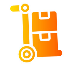 trolley gradient icon