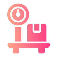 weight gradient icon