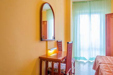 Beautiful and modern home and hotel bedroom interior design.