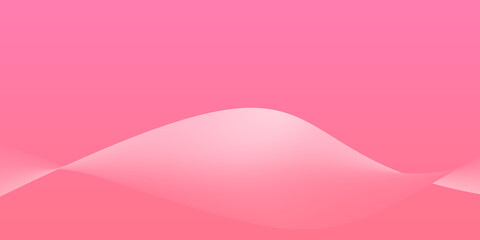 Smooth Wave Pink Gradient Background For Graphics Backgrounds And Text Areas