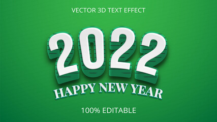 2022 3d creative text effect design 