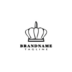 crown logo cartoon icon design template isolated vector illustration