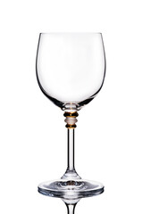 wine glass isolated on white background