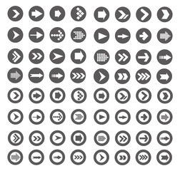 Directions Icons vector illustraton set
