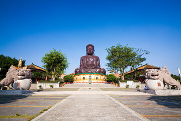 Giant Buddha statue at Bagua Mountain (Baguashan) in Changhua City, Taiwan.