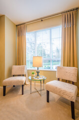 Fototapeta premium Interior design of a luxury living room