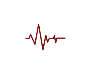 Heart flat icon. Thin line signs for design logo, visit card, etc. Single high-quality outline symbol for web design or mobile app. Medical outline pictogram.