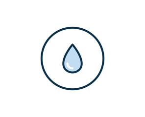 Water premium line icon. Simple high quality pictogram. Modern outline style icons. Stroke vector illustration on a white background. 