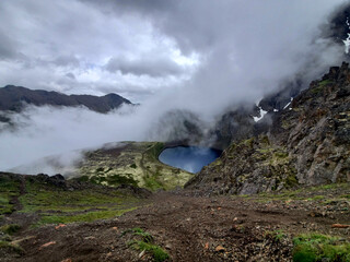 landscape with clouds