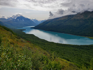 lake in the mountains