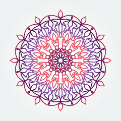 decorative concept abstract mandala illustration. EPS 10