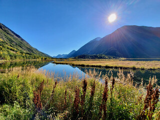 lake in the mountains