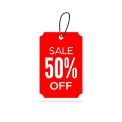 sale tag banner design in, sale word vector template