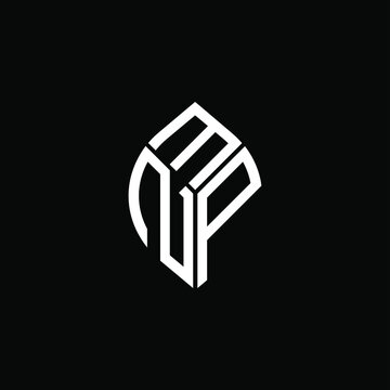 MNP letter logo creative design. MNP unique design
