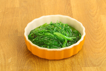 Japanese traditional seaweed salad Chukka