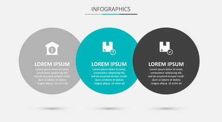 Set Carton cardboard box, Warehouse price and . Business infographic template. Vector