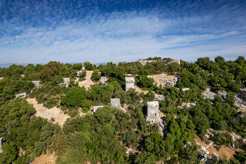 Fototapeta premium Ruins of the ancient city of Kyaneai, Turkey