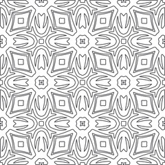 Fototapeta premium Repeating geometric tiles from striped elements.Modern geometric background with abstract shapes.Monochromatic Repeating Patterns.abstract texture.black and white striped ornament for design