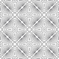 Repeating geometric tiles from striped elements.Modern geometric background with abstract shapes.Monochromatic Repeating Patterns.abstract texture.black and white striped ornament for design