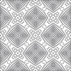 Repeating geometric tiles from striped elements.Modern geometric background with abstract shapes.Monochromatic Repeating Patterns.abstract texture.black and white striped ornament for design.