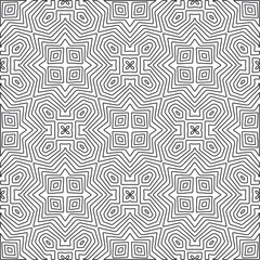 Repeating geometric tiles from striped elements.Modern geometric background with abstract shapes.Monochromatic Repeating Patterns.Endless abstract texture.black and white striped ornament for design.