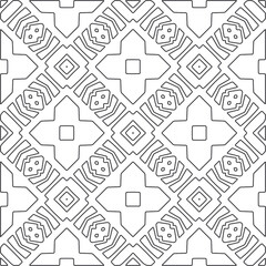 Repeating geometric tiles from striped elements.Modern geometric background with abstract shapes.Monochromatic Repeating Patterns.Endless abstract texture.black and white striped ornament for design.