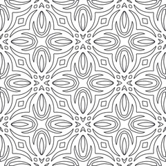 Repeating geometric tiles from striped elements.Modern geometric background with abstract shapes.Monochromatic Repeating Patterns.Endless abstract texture.black and white striped ornament for design.