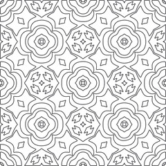 Repeating geometric tiles from striped elements.Modern geometric background with abstract shapes.Monochromatic Repeating Patterns.Endless abstract texture.black and white striped ornament for design.