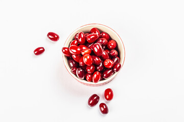 Dogwood berry isolated on a white background