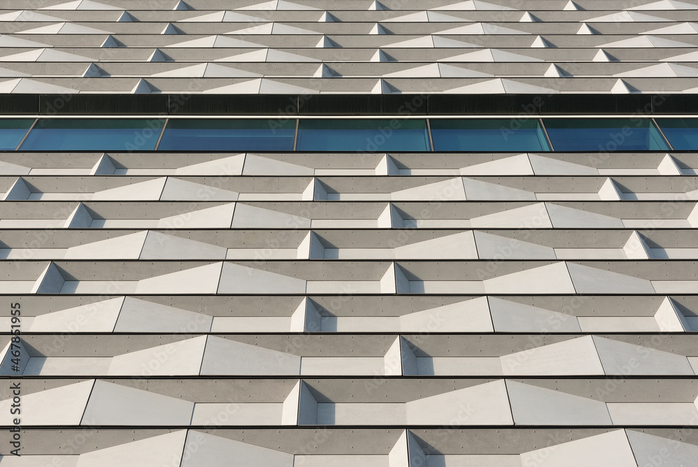 Aufkleber exterior of modern architecture. building abstract background