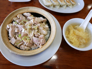 土鍋料理、鶏肉の生姜煮