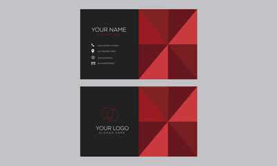 modern and creative elegant business card vector design template 
